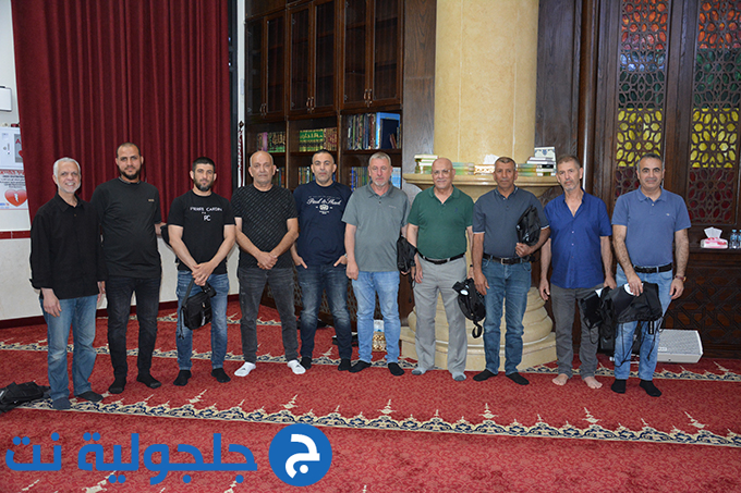 حفل لتوديع حجاج بيت الله الحرام في جلجولية